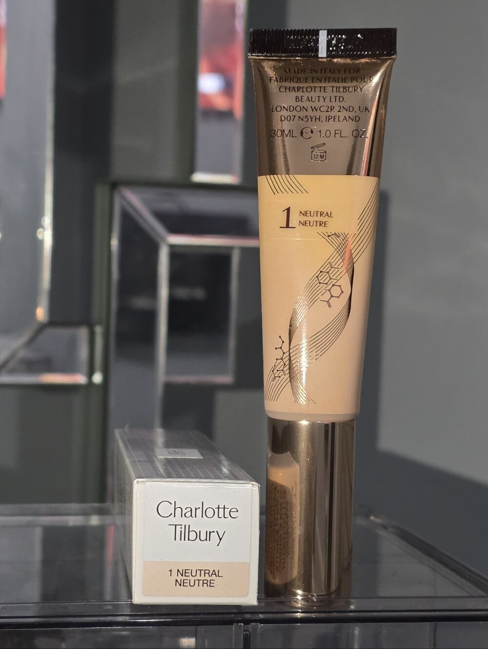 Charlotte Tilbury Beautiful Skin Foundation - Shade 1 Neutral - 30ml - BNIB